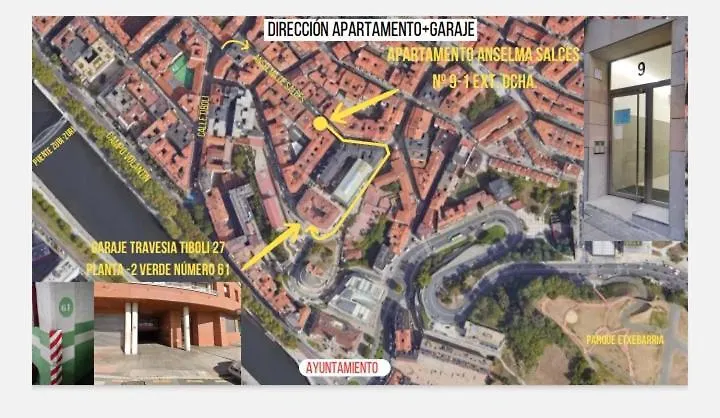 Apartment Apartamento Anselma 9 Con Parking Gratuito Bilbao Spain
